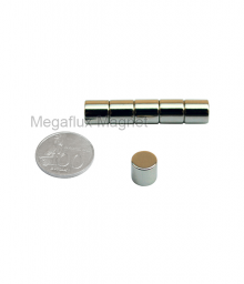 GE - Lingkaran 10 mm x 10 mm. Magnet Neodymium. Ekonomis