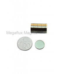 GE - Lingkaran 12 mm x 2 mm. Magnet Neodymium. Ekonomis