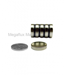GE - Lingkaran 22 mm x 5 mm. Magnet Neodymium. Ekonomis