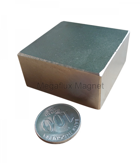 kotak 50 mm x 50 mm x 25 mm, Neodymium Magnet, super kuat