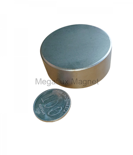 Lingkaran 50 mm x 20 mm, Magnet Neodymium, super kuat
