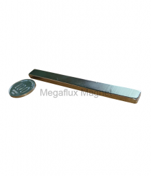 kotak 100 mm x 10 mm x 5 mm, Neodymium Magnet, super kuat